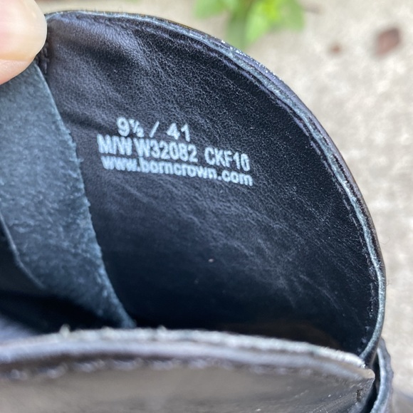 Born Crown Black Motorcycle Boots Womens - Picture 7 of 10